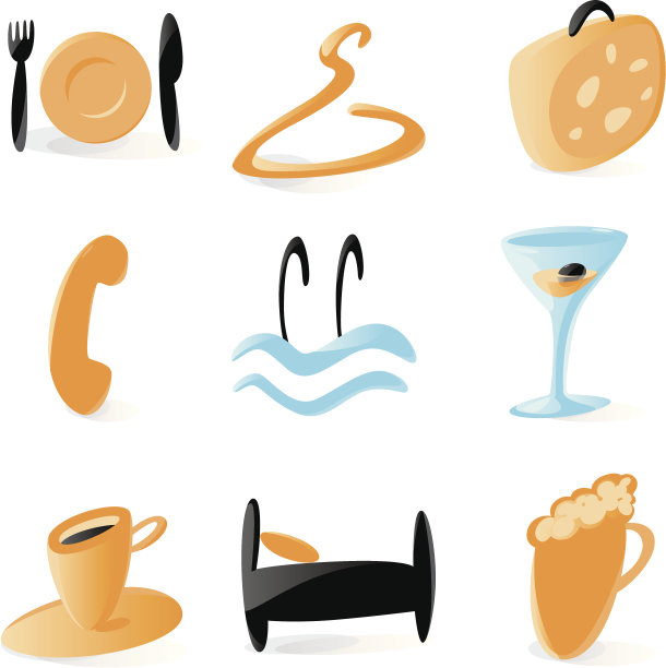 酒店服务图标图片下载