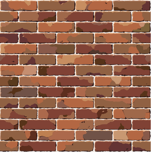 古老的砖墙。无缝纹理。图片下载