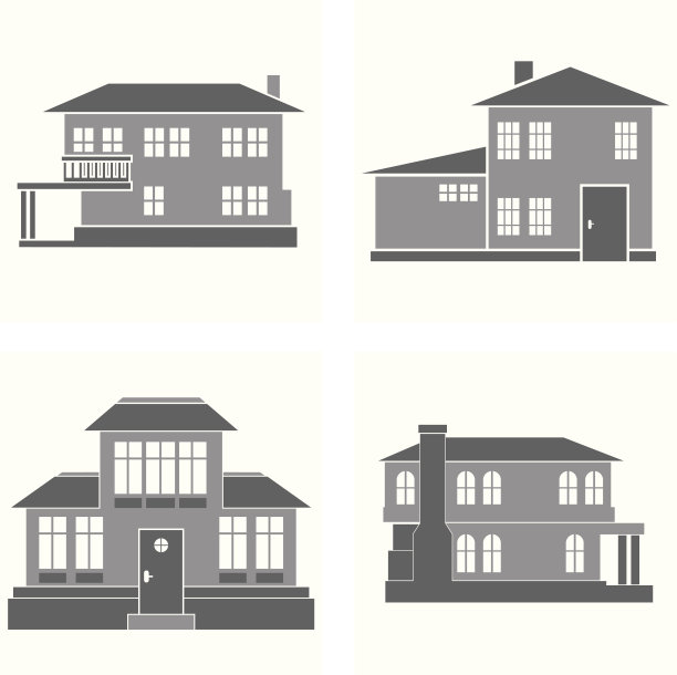 房子矢量插图图片下载