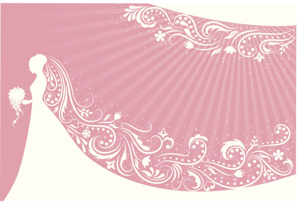 有图案的面纱。图片下载