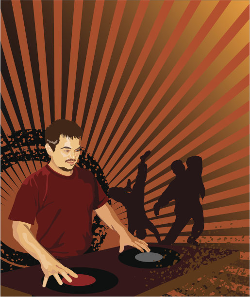 唱片骑师图片下载