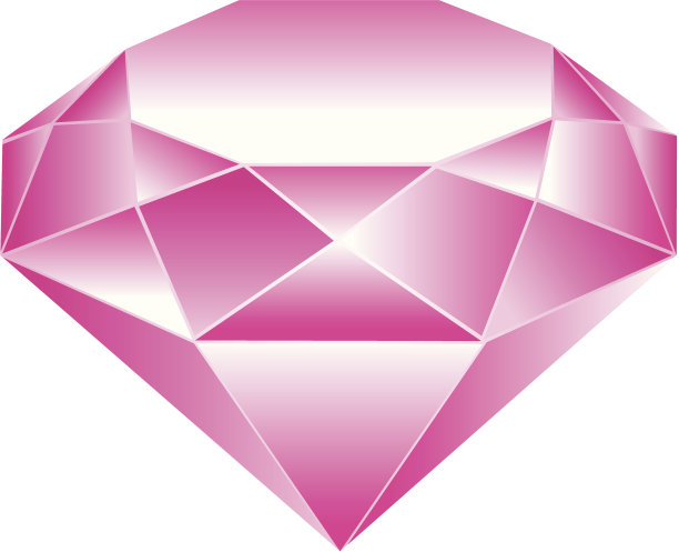 粉色钻石。图片下载