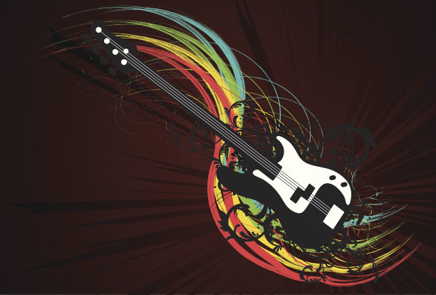 彩虹吉他图片下载