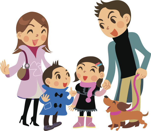 幸せな家族、楽しい家族图片下载