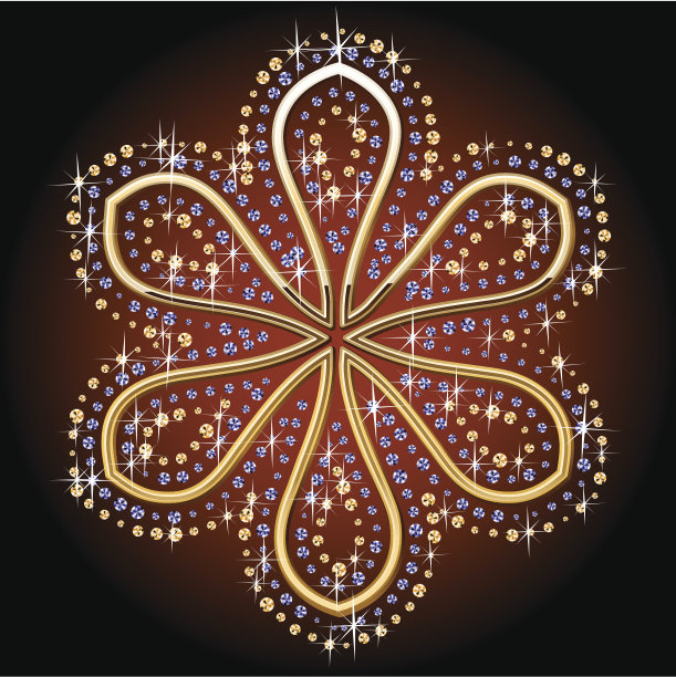 抽象的金花图片下载