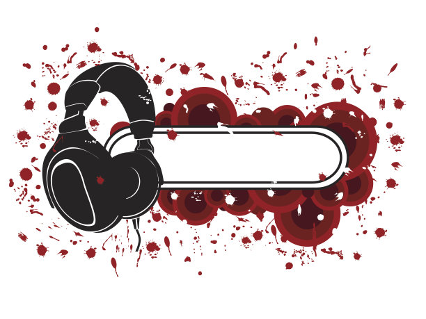 枯燥乏味的耳机模式图片下载