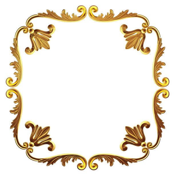 黄金框架图片下载