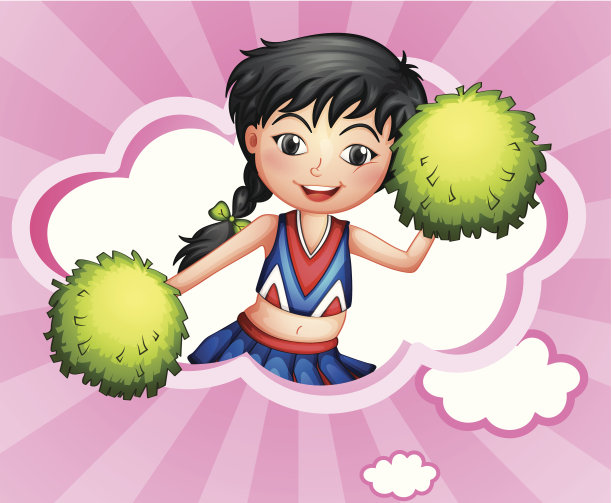 啦啦队长素材图片