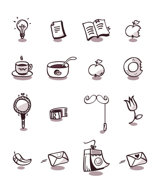 一系列不同的东西图片下载