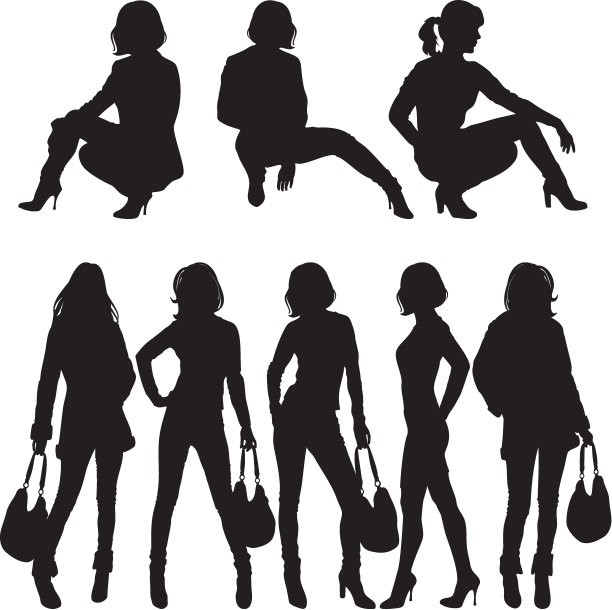 时尚的轮廓图片下载