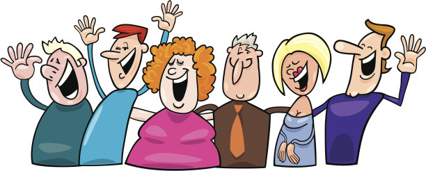 一群快乐的人图片下载