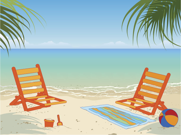 热带海滩图片下载