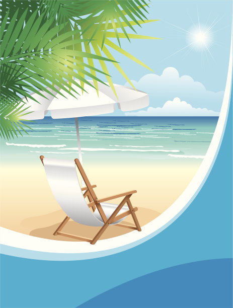 沙滩椅图片下载