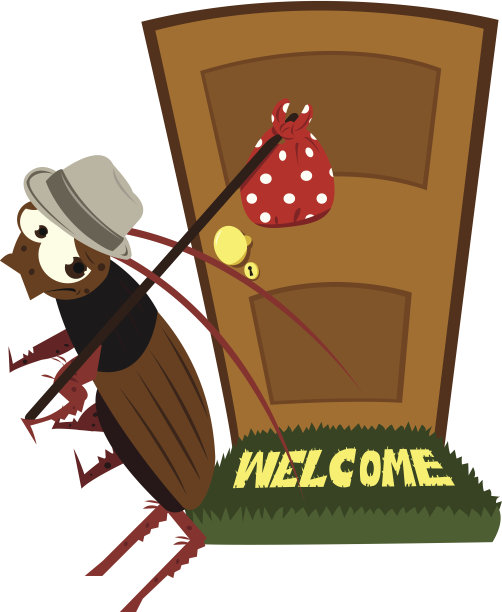 蟑螂离开图片下载