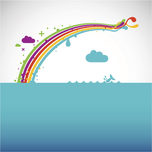 海上彩虹图片下载