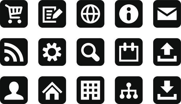 网站和互联网图标图片下载