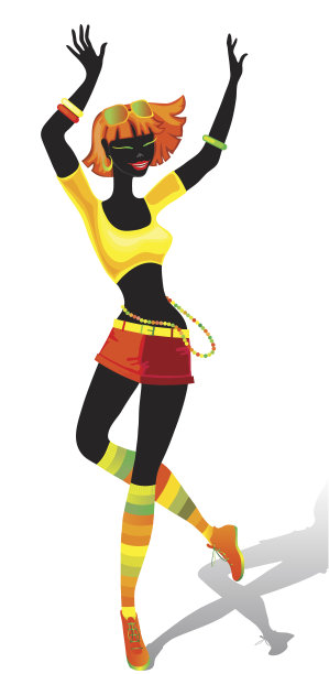 跳舞的女孩图片下载