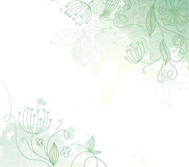 溅回来的花卉元素素材图片