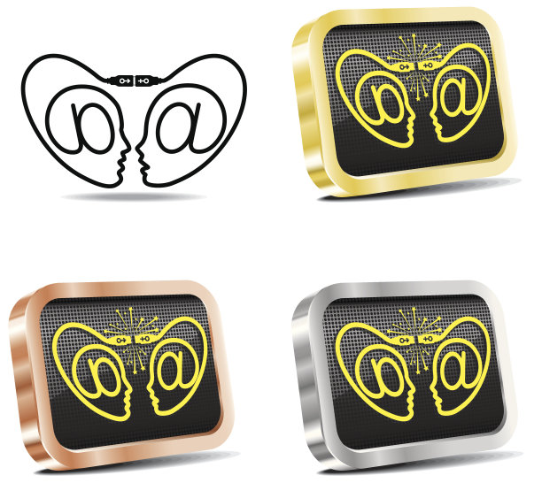 互联网约会网站图标集图片下载