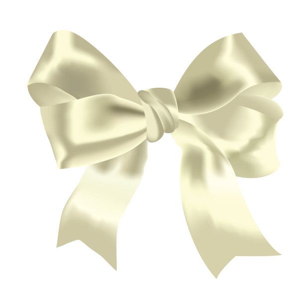 黄色蝴蝶结图片下载