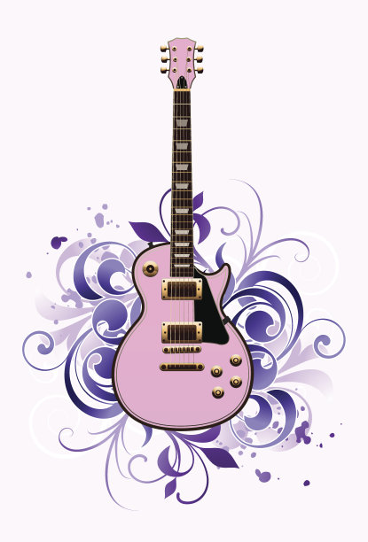 抽象与电吉他图片下载
