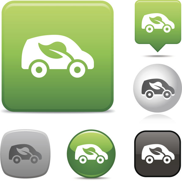 绿色汽车图标图片下载