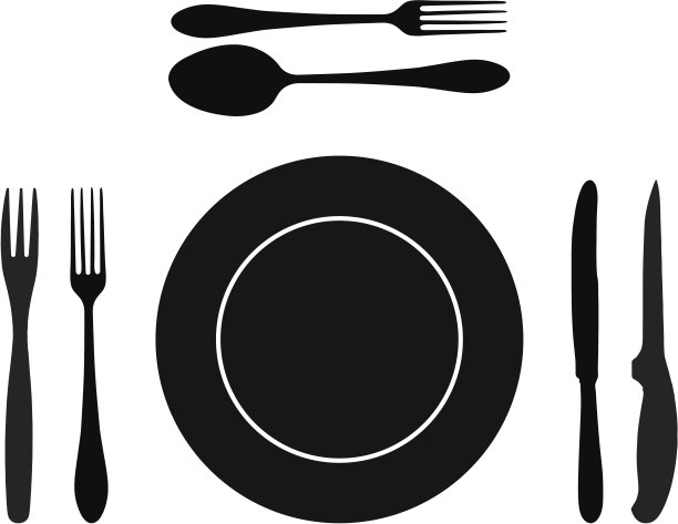 银器和餐桌图片下载