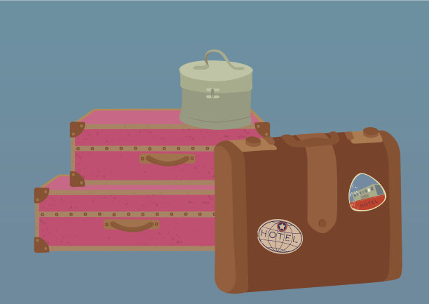 旧的行李箱图片下载