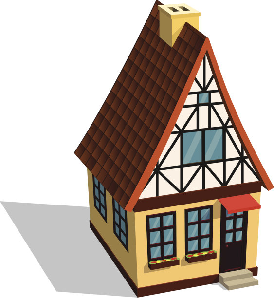 高山的房子图片下载