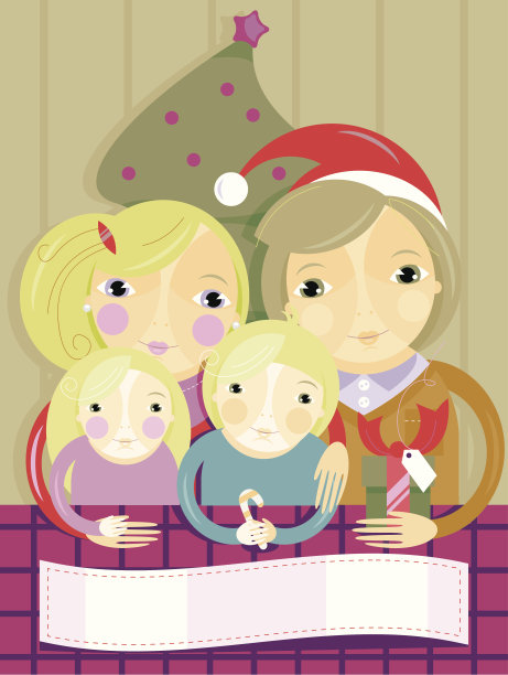 家庭圣诞节图片下载