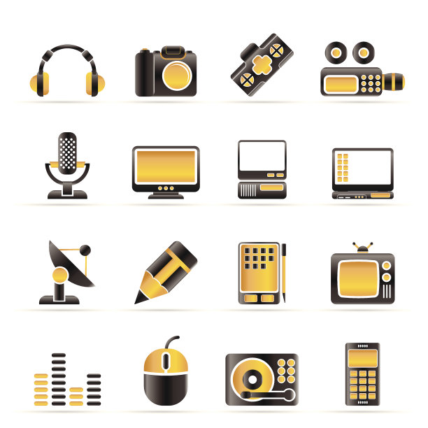 媒体设备图标图片下载