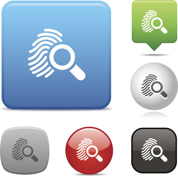 指纹的搜索图标图片下载