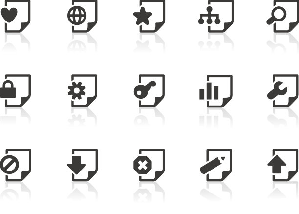 Web文档图标图片下载