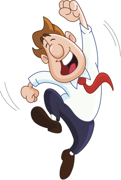 快乐的商人素材图片