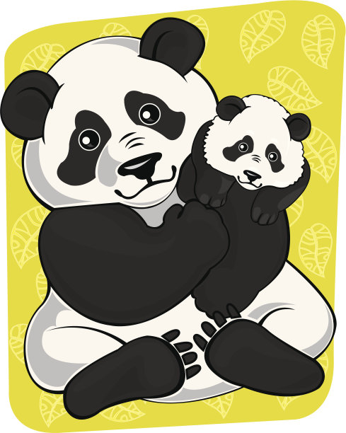 熊猫和婴儿图片下载