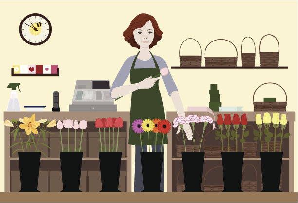 Florist-Selecting花图片下载