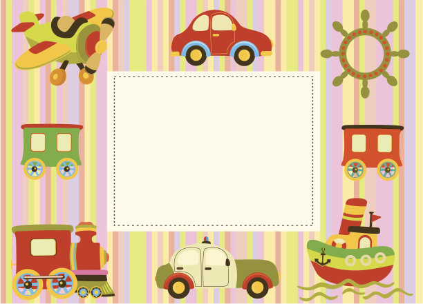 婴儿贺卡或相框图片下载