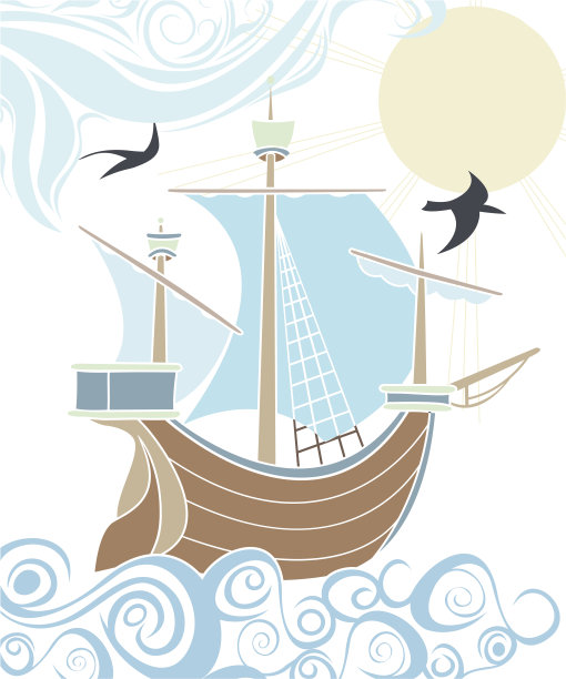 海上的帆船图片下载