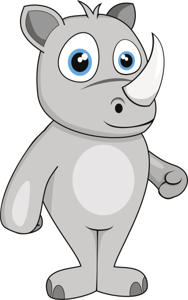 可爱的犀牛图片下载