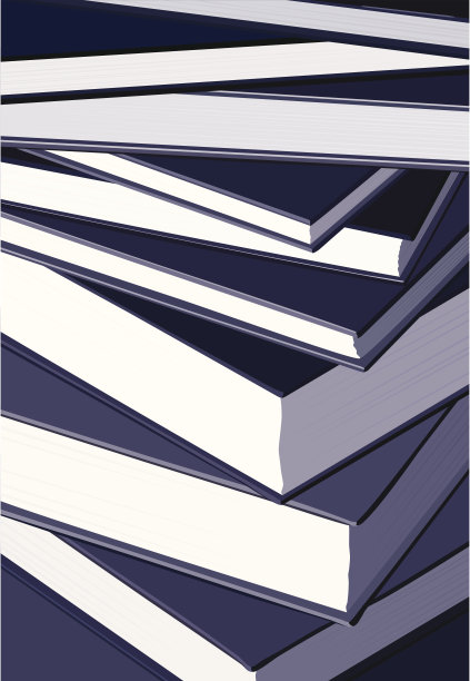 书堆矢量图片下载