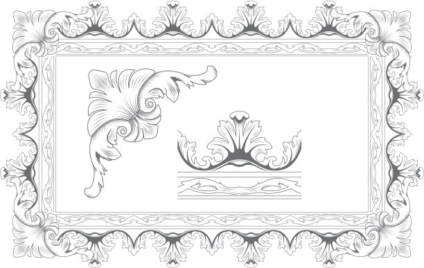 经典的框架素材图片