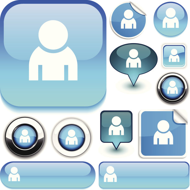 人蓝色的迹象。图片下载