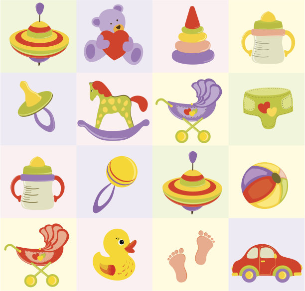 无缝的婴儿背景图片下载