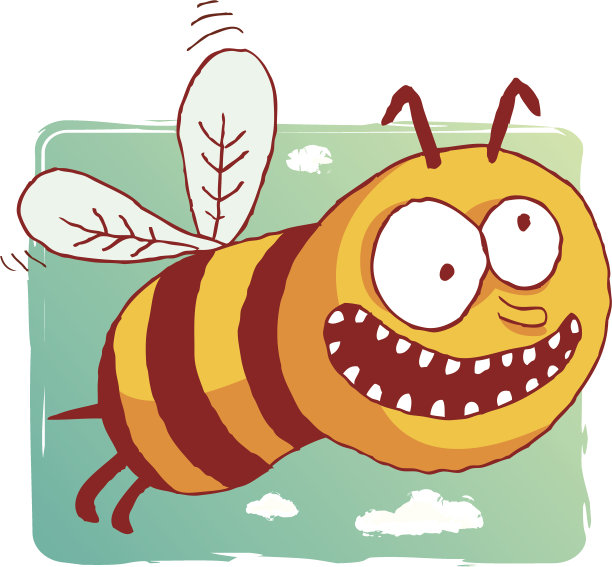 有趣的蜜蜂图片下载