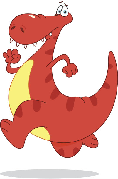 运行的恐龙图片下载