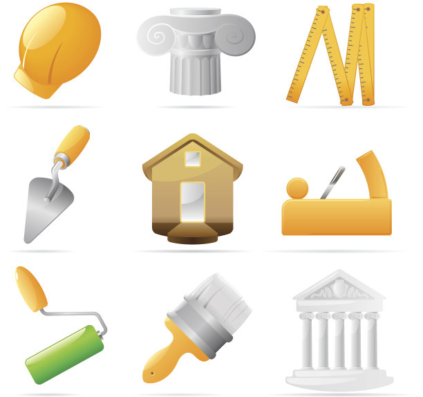 图标为建筑图片下载