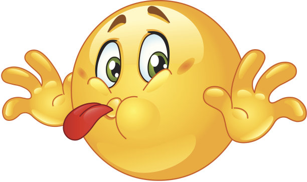 舌头表情符号素材图片