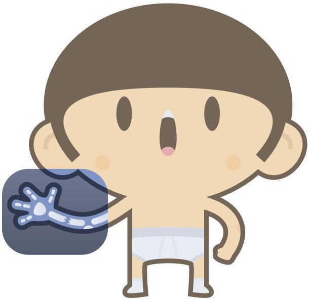 断臂的x光照片图片下载