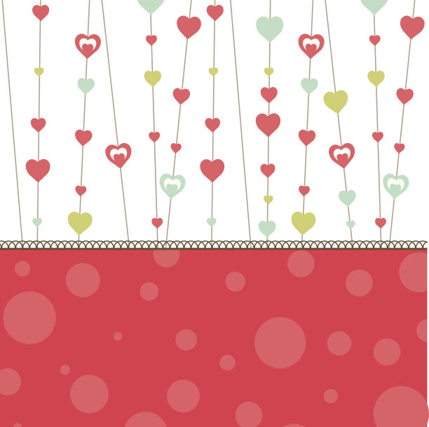 情人节的心。矢量图图片下载