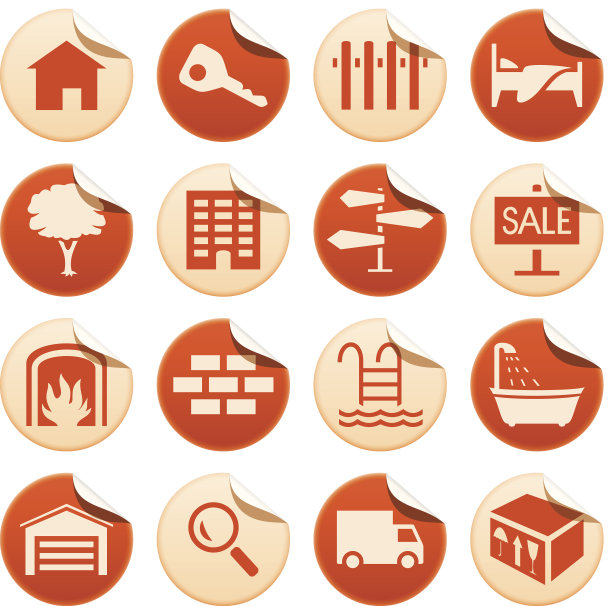 房地产贴纸图片下载